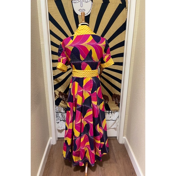 🌈 Gorgeous Vintage Art maxi dress - Picture 4 of 6